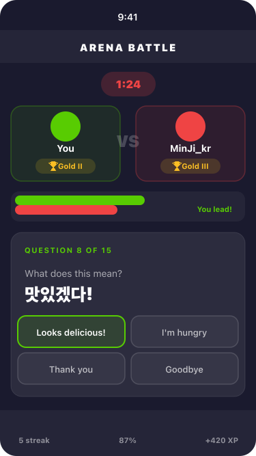 Arena multiplayer battle